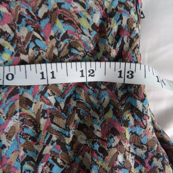 womens 13 1/2 waist skirt patterned - Picture 8 of 8